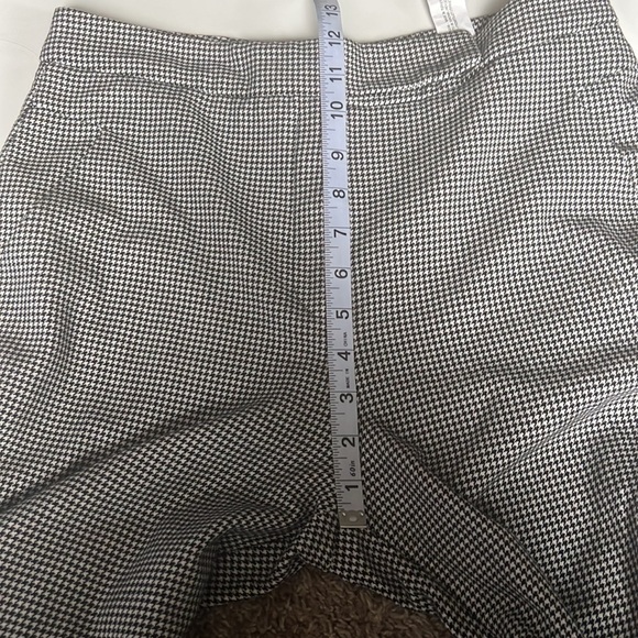 Zara Wide Leg Houndstooth Pants - Picture 7 of 7